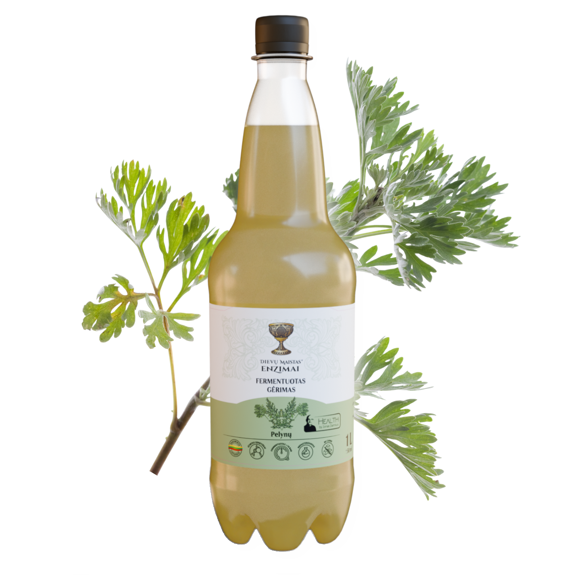 Kuo fermentuotas gėrimas skiriasi nuo paprastos pelyno arbatos?